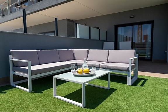 Ny leilighet med 3 soverom nær El Carabassí-stranden - Terrasse og parkering - Felles basseng