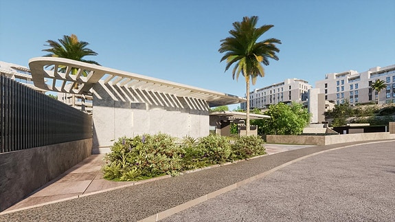 Penthouse-leilighet med 3 soverom og 2 bad | Terrasse på 82 m2 | Nærhet til strand | Vakre fellesområder