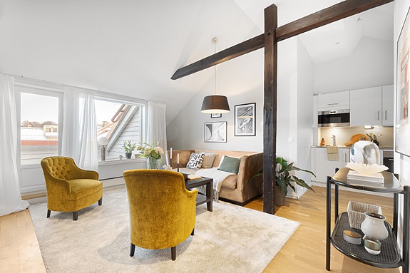 Velkommen til Frydenlundgat 2 D - Her har vi gleden av å presentere en Innholdsrik 3- roms loftsleilighet på St. hanshaugen/ Bislett.