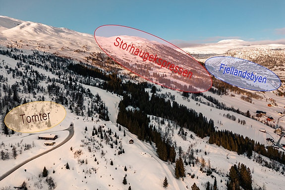 Helt suveren tomt med fantastisk beliggenhet rett ved Myrkdalen skisenter!