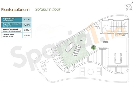 Plantegning takterrasse
