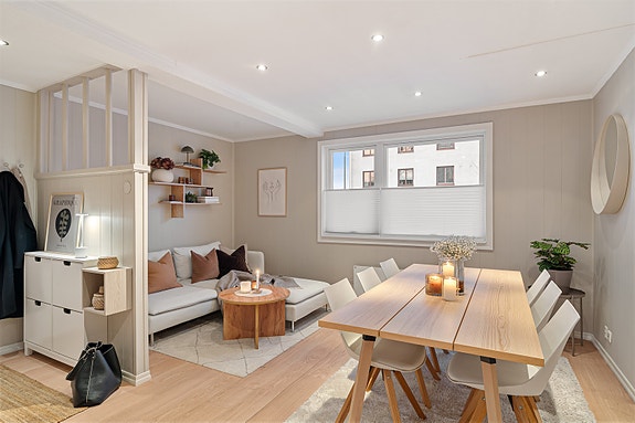 Proaktiv Eiendomsmegling ved Marcus Solberg Røed har gleden av å presentere en arealeffektiv og innbydende 2-roms selveier leilighet.