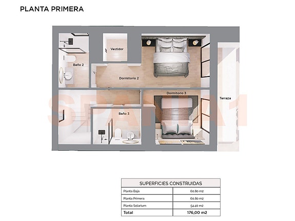 Gå til La Zenia-stranden | Moderne villa med privat basseng | 3 eller 4 soverom og 3 bad