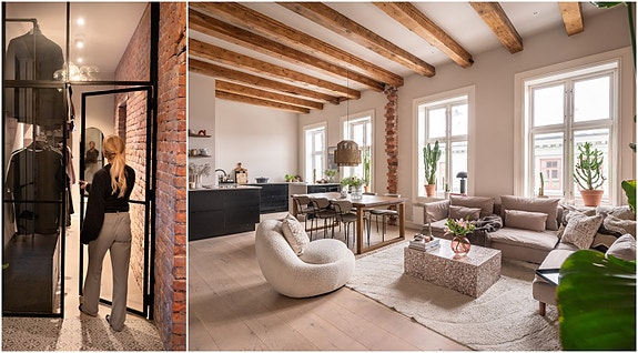 Velkommen til Friis' gate 2! En arkitekttegnet toppleilighet med klassisk sjarm, og moderne standard. Foto: Guttorm Stilén Johansen.