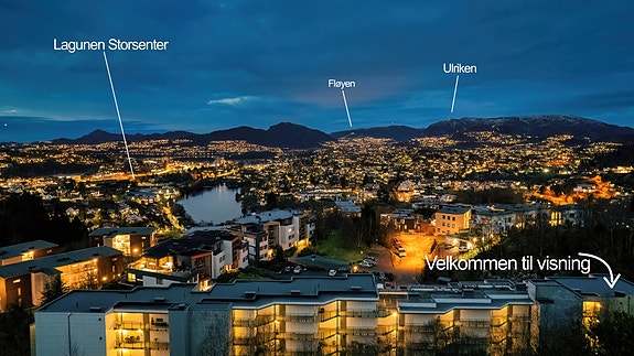 Moderne leilighetsbygg fra 2011 i rolige omgivelser