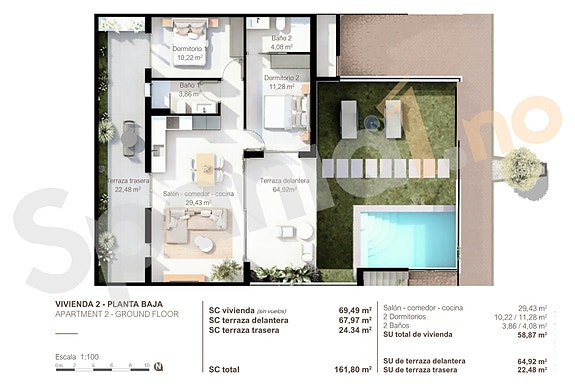 NYBYGG! Eksklusivt prosjekt! Ny moderne bolig med hage og eget basseng - Parkering på tomt