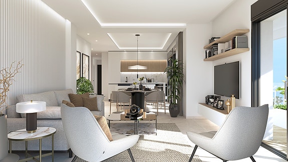 NY FASE! Eksklusiv penthouse-leilighet med 3 soverom | Stor terrasse og takterrasse med havutsikt | Kun 400 m fra havet