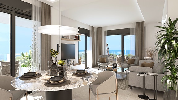 NY FASE! Eksklusiv penthouse-leilighet med 3 soverom | Stor terrasse og takterrasse med havutsikt | Kun 400 m fra havet