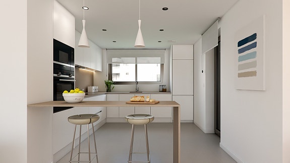 400 m til strand! Penthouse-leilighet med fantastisk havutsikt | 3 soverom og 2 bad | Flotte fellesområder