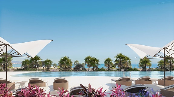 Eksklusiv penthouse i første linje mot sjøen | 4 soverom | Privat basseng og enorme terrasser