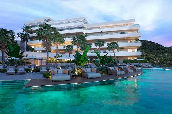 Ny moderne leilighet | Romslig terrasse | Nær golf  og moderne fellesområder