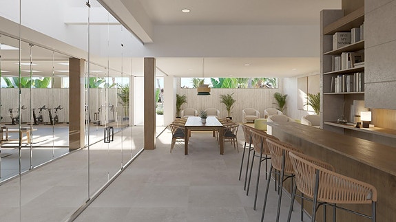 Ny moderne leilighet | Romslig terrasse | Nær golf  og moderne fellesområder