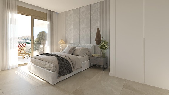 Ny moderne leilighet | Terrasse og hage | Nær golf  og moderne fellesområder