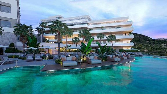 Ny moderne leilighet | Terrasse og hage | Nær golf  og moderne fellesområder