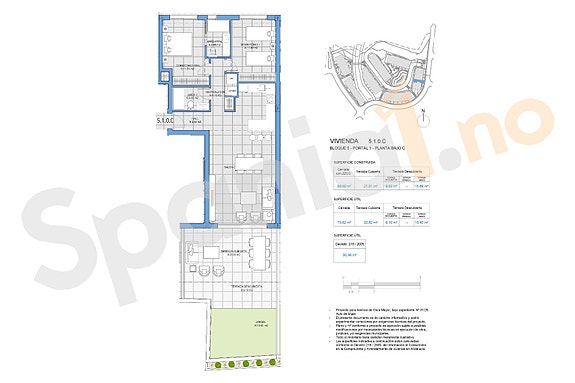 Ny moderne leilighet | Terrasse og hage | Nær golf  og moderne fellesområder