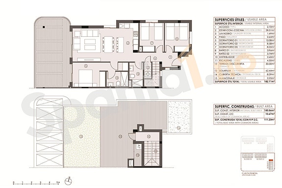 Luksuriøs penthouse i nytt prosjekt - Stor takterrasse, 3 soverom og garasje