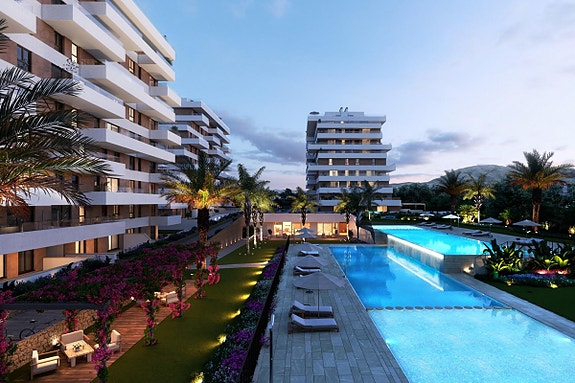 Eksklusiv toppleilighet med 4 soverom og stor terrasse - Kun 450 meter fra stranden i Villajoyosa