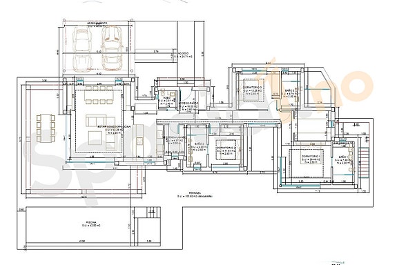 Nøkkelferdig! Ny ibiza-inspirert villa med 4 soverom - Stort uteområde med privat basseng - Parkering