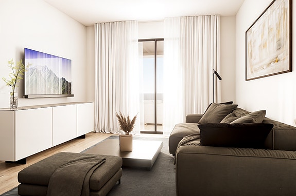 Nybygg i Finestrat | Penthouse med 2 soverom, stor terrasse og takterrasse