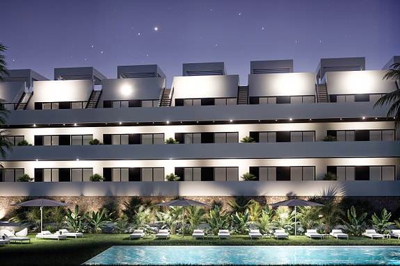 Nybygg i Finestrat | Penthouse med 2 soverom, stor terrasse og takterrasse