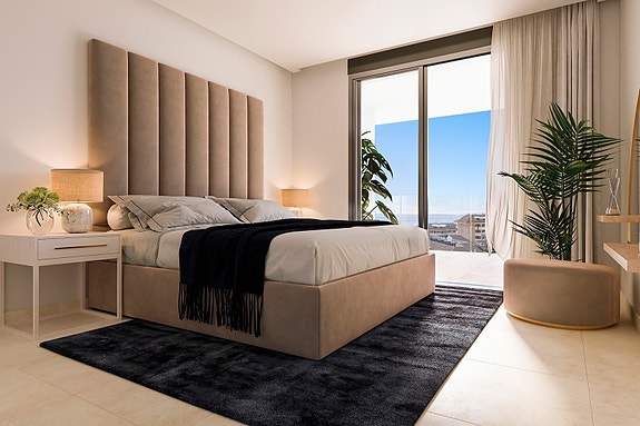 Kun 350m til strand | Penthouse leilighet med 2 soverom | Terrasse på 129 m2 | Luksuriøse fellesområder