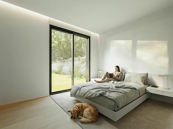 Nyhet! Bolig på ett plan med privat hage | 2 soverom | Parkering og mulighet for bod