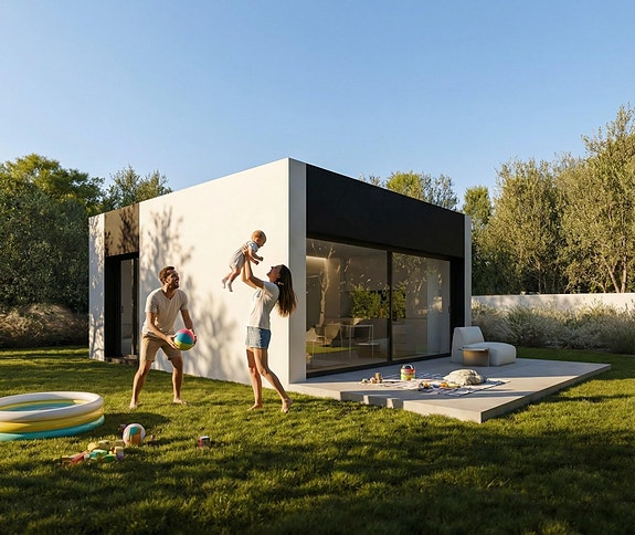 Nyhet! Bolig på ett plan med privat hage | 2 soverom | Parkering og mulighet for bod