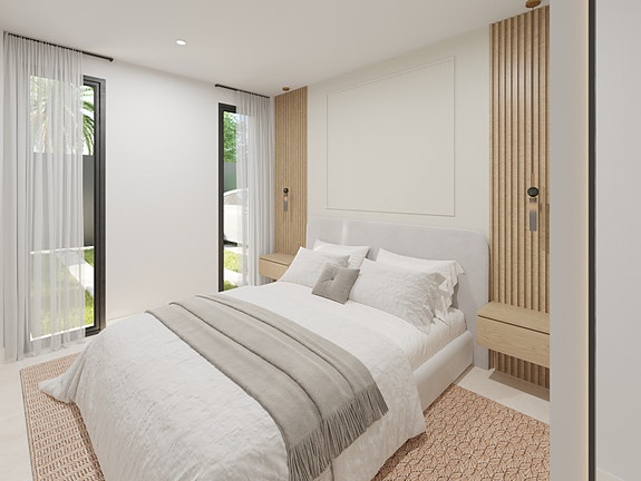 Luksuriøs villa med fantastisk uteområde | 3 soverom og 3 bad | Takterrasse og privat basseng