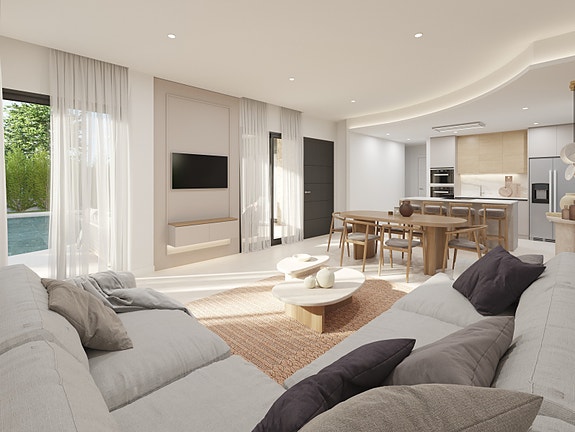 Luksuriøs villa med fantastisk uteområde | 3 soverom og 3 bad | Takterrasse og privat basseng