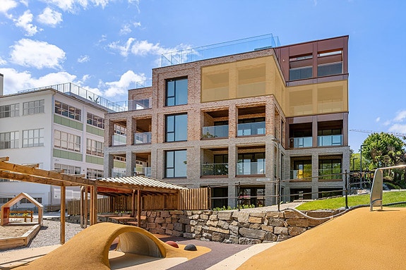 Plassering leil. B1-402, fasade mot havnen