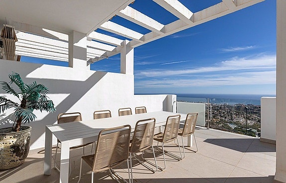 Duplex Penthouse med havutsikt | 3 soverom, takterrasse og jacuzzi