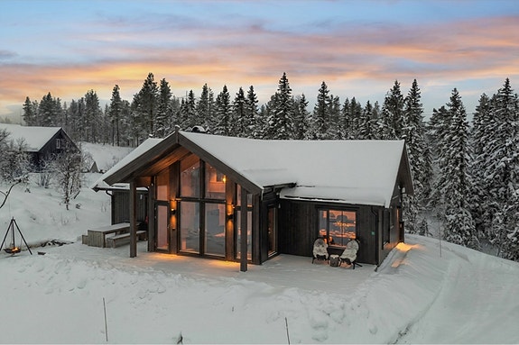 Velkommen til Røsslyngstien 27 - en nyere og moderne familiehytte på Gåsbu - rett v/skiløyper og fantastiske turområder!