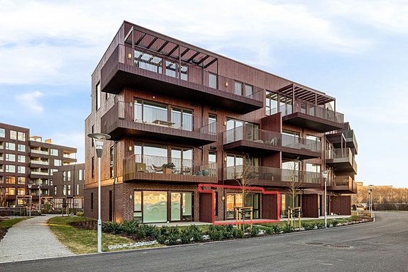 Velkommen til Condeep-veien 27 H0102 i Hinna Park!
Foto: Stian Dirdal