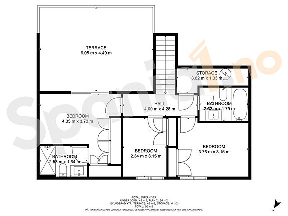 Duplex penthouse med havutsikt | 3 soverom og sørvendte terrasser | Garasje