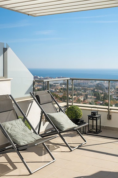 Duplex penthouse med havutsikt | 3 soverom og sørvendte terrasser | Garasje