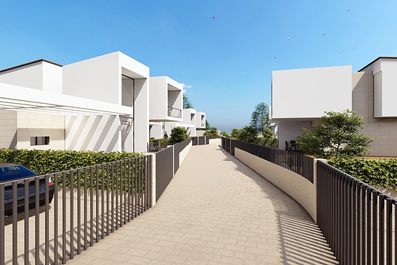 Nybygg! Villa med 3 soverom | Privat basseng og takterrasse | Lukket boligområde