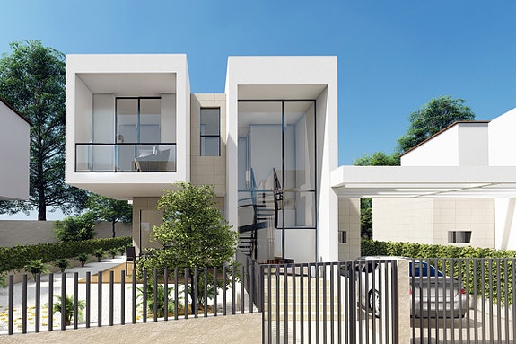 Nybygg! Villa med 3 soverom | Privat basseng og takterrasse | Lukket boligområde