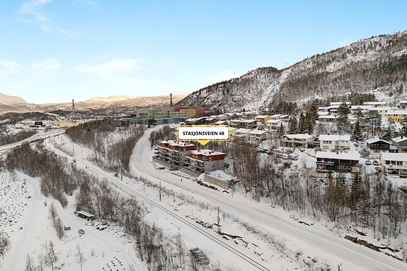 Nært bysentrum, skole, barnehage og sykehuset UNN.