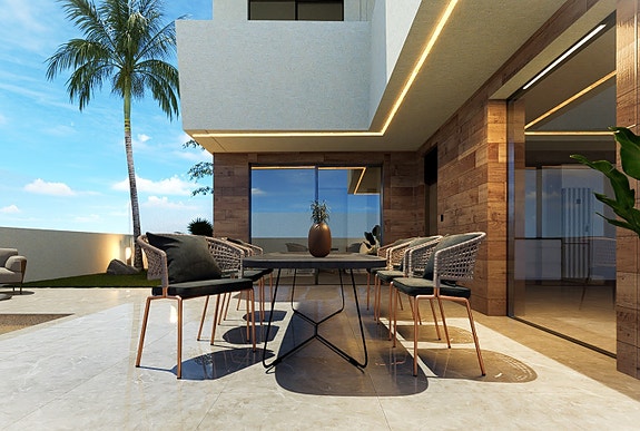 Lekker villa med 3 soverom | Privat basseng og moderne arkitektur | Gangavstand til strand og sentrum