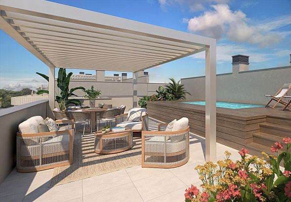 NYHET! Leilighet med 2 soverom | Romslig terrasse | Første linje golf