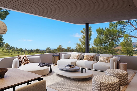 NYHET! Penthouse med 3 soverom | Stor terrasse og takterrasse | Første linje golf