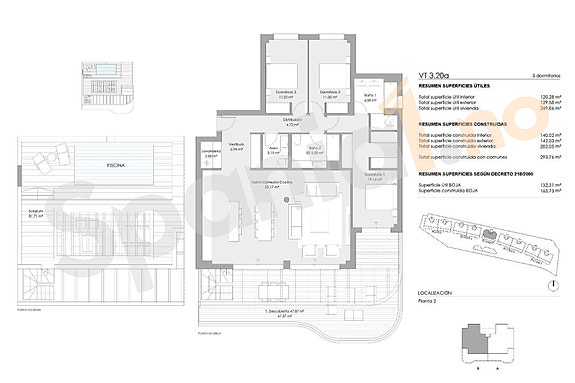 NYHET! Penthouse med 3 soverom | Stor terrasse og takterrasse | Første linje golf