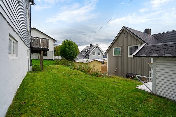 Hage med mulighet for lek og moro for både små og store