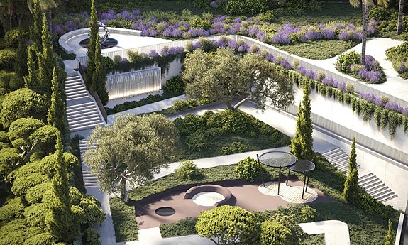 Eksklusivt nybygg - Ny leilighet med terrasse og hage   Resortfasiliteter og sjøutsikt