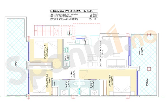 Bolig til sommeren! Ny moderne leilighet med stor uteplass - 3 soverom og 2 bad - Flott fellesområde!