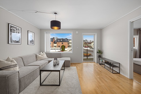 Moderne og sentrumsnær leilighet oppført i 2019! Foto: A7 Media