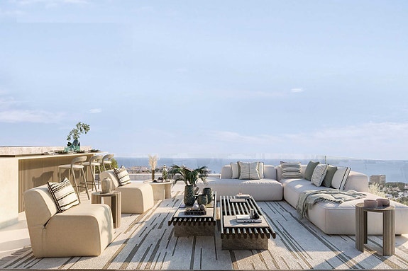 Eksklusiv penthouse-leilighet  | Stor takterrasse | 2 soverom | Flotte fellesområder