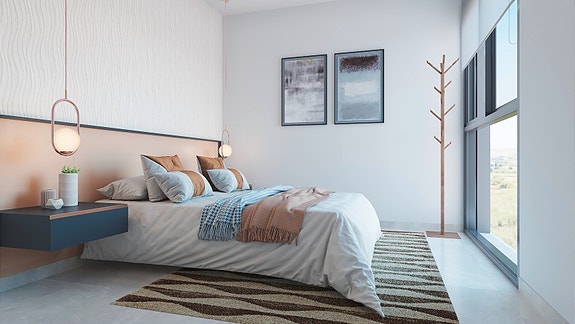 Ny moderne penthouse med 3 soverom - Stor terrasse og takterrasse - Attraktivt anlegg med basseng