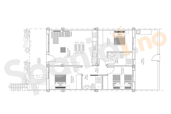 NYHET! Leilighet med 3 soverom | Hage og terrasse | Nybygg nær Mar Menor