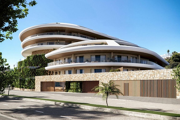 Eksklusiv penthouse | Stor terrasse og havutsikt | 100 meter fra stranden